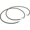 Whirlpool 6' Braided hoses with 90 degree elbow 1700 PSI - 2 Pack -Black Washer